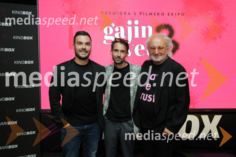  ... ;  ... ;  Peter Bratuša, režiser in direktor Felina FilmsGajin svet 3, premiera, Maribox