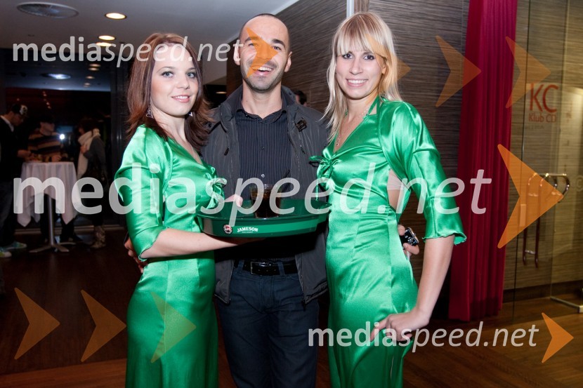 Nuša Murko, Martin Kosaber, brand manager Pernod Ricard Slovenija d.o.o. in Katja Pangerc20. ljubljanski mednarodni filmski festival LIFFe, podelitev nagrad