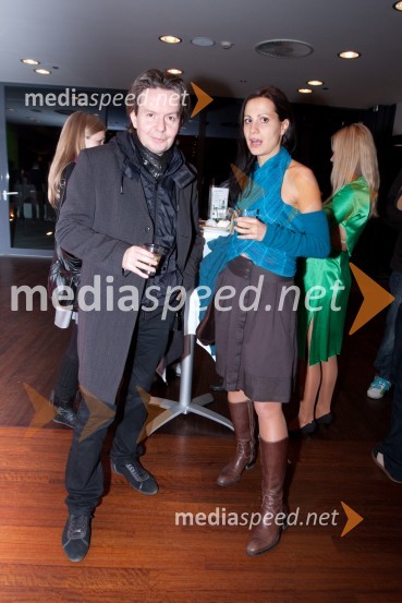 Andrej Košak, režiser in Aleksandra Balmazović, igralka20. ljubljanski mednarodni filmski festival LIFFe, podelitev nagrad