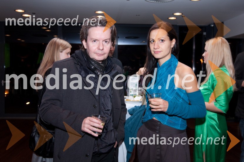 Andrej Košak, režiser in Aleksandra Balmazović, igralka20. ljubljanski mednarodni filmski festival LIFFe, podelitev nagrad