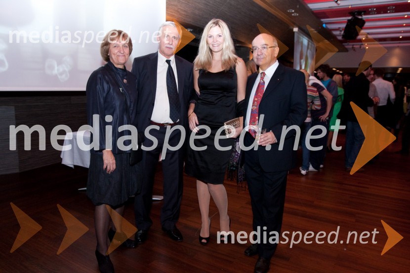Jana Kramberger, Sašo Kranjc, Jasmina Žagar, podjetnica in  	 Mitja Rotovnik, direktor Cankarjevega doma20. ljubljanski mednarodni filmski festival LIFFe, podelitev nagrad