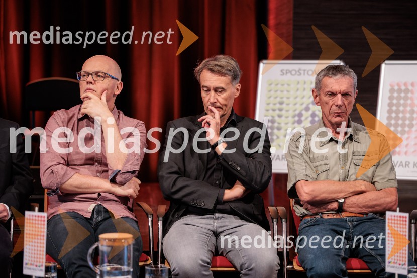  Simon Popek, vodja filmskega programa Cankarjevega doma;  Aleš Šteger, pesnik, pisatelj; dr. Ivan Šprajc, arheologPredstavitev nove sezone, Cankarjev dom