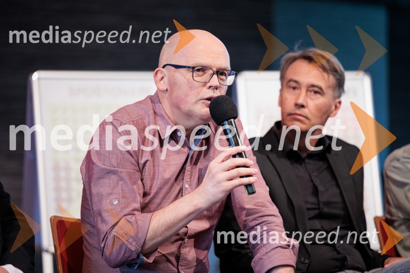  Simon Popek, vodja filmskega programa Cankarjevega doma;  Aleš Šteger, pesnik, pisateljPredstavitev nove sezone, Cankarjev dom