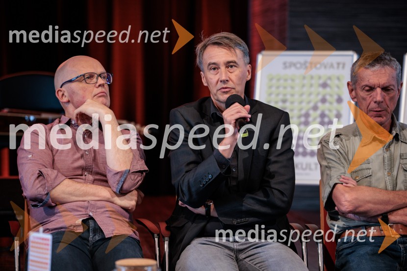  Simon Popek, vodja filmskega programa Cankarjevega doma;  Aleš Šteger, pesnik, pisatelj; dr. Ivan Šprajc, arheologPredstavitev nove sezone, Cankarjev dom