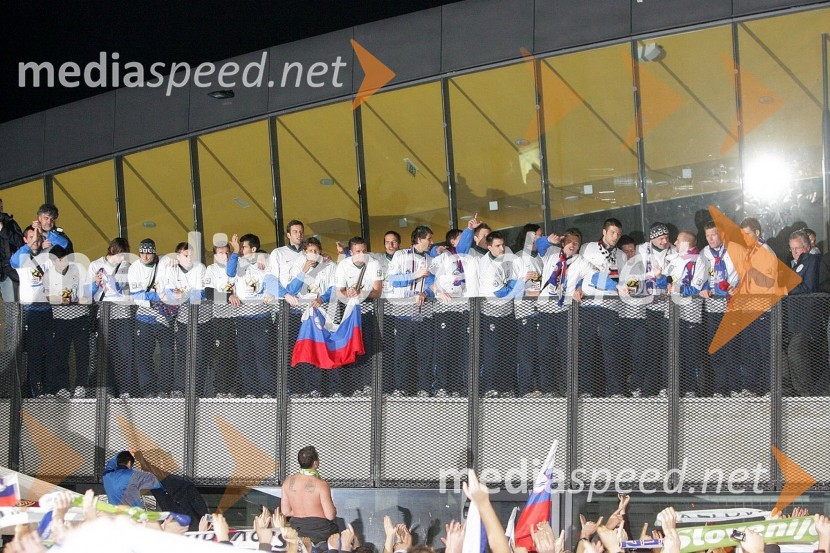 Člani slovenske nogometne reprezentanceSlovenija - Rusija, nova nogometna pravljica na Ljudskem vrtu