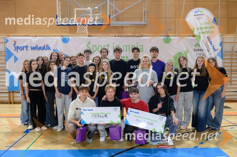 Športno popoldne z Vesno Ponorac, Hitradiem Center in Olimpijskim komitejem Slovenije