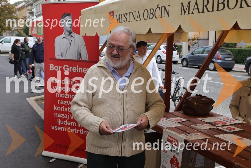Bor Greiner vložil župansko kandidaturo s podporo volivk in volivcev