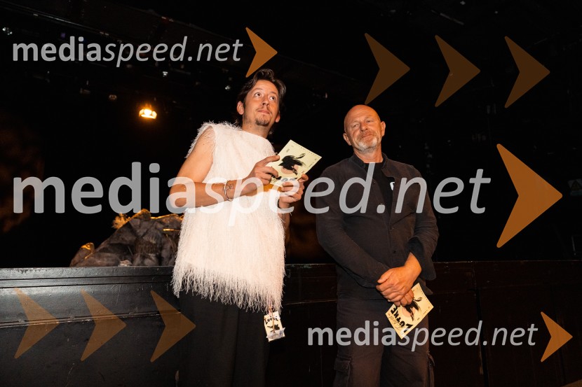  Benjamin Zajc,  dramaturg, Lutkovno gledališče Ljubljana;  Uroš Korenčan, direktor LGL (Lutkovno gledališče Ljubljana)Ljubljana četrti dan v znamenju Festivala LUTKE 2026