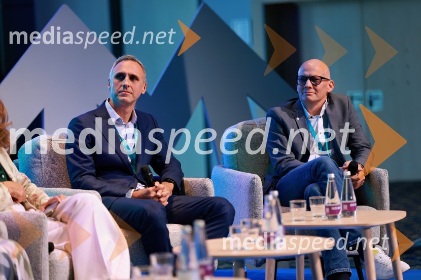  Marko Perme , direktor skupine Agilcon;  Matija Nendl, direktor AvtenteManagerski kongres 2026, petek