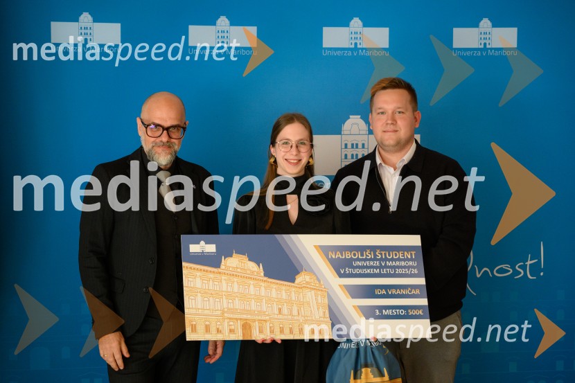 Najboljši študent Univerze v Mariboru v študijskem letu 2025/2026 je Nejc Podkoritnik