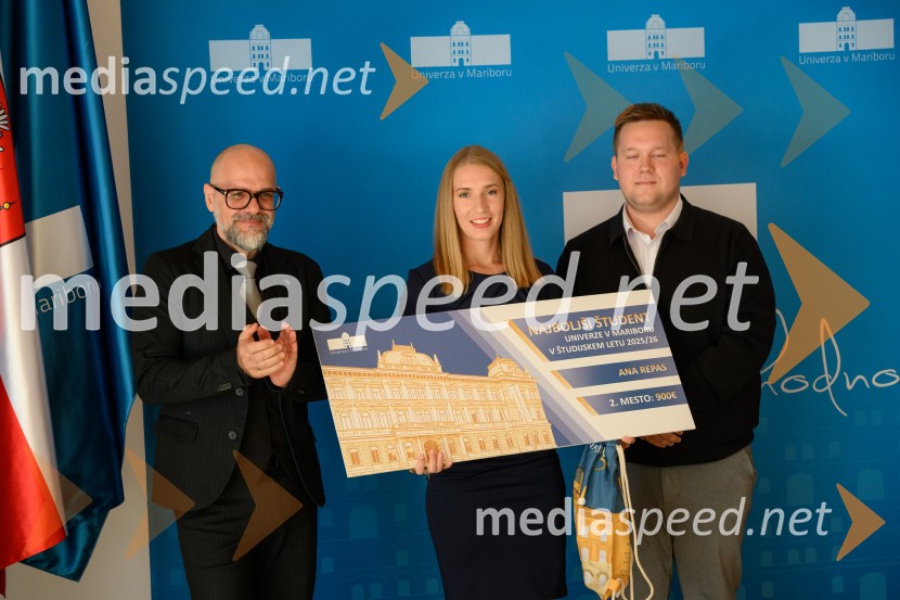 Najboljši študent Univerze v Mariboru v študijskem letu 2025/2026 je Nejc Podkoritnik