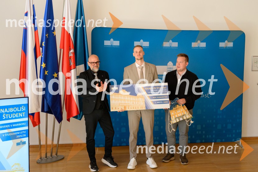 Najboljši študent Univerze v Mariboru v študijskem letu 2025/2026 je Nejc Podkoritnik