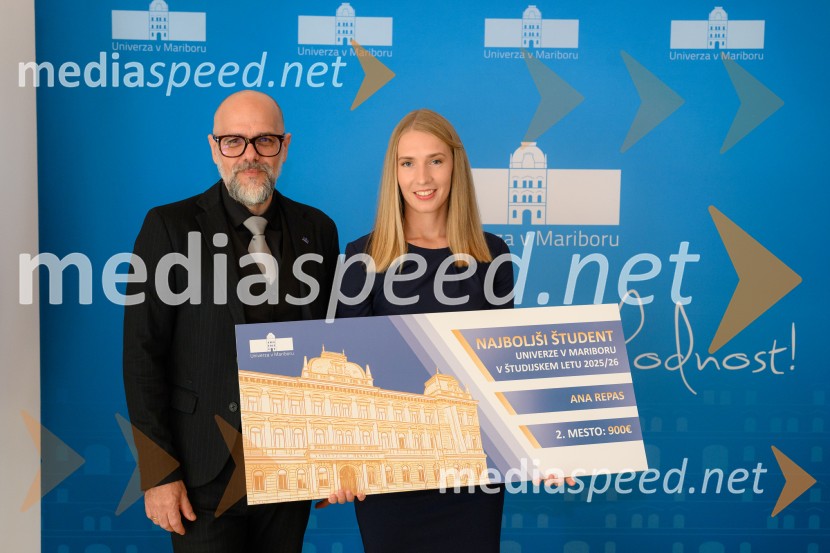 Najboljši študent Univerze v Mariboru v študijskem letu 2025/2026 je Nejc Podkoritnik