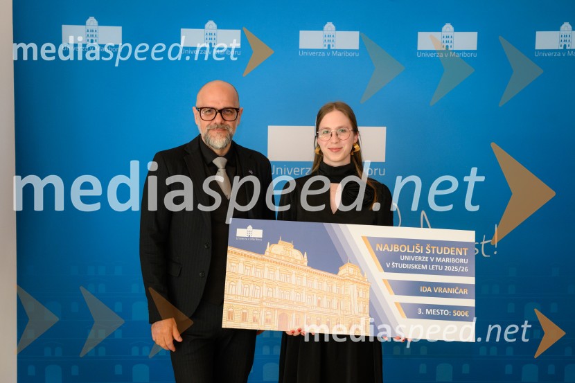 Najboljši študent Univerze v Mariboru v študijskem letu 2025/2026 je Nejc Podkoritnik