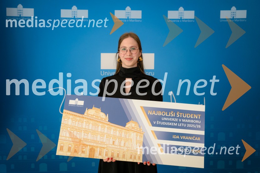 Najboljši študent Univerze v Mariboru v študijskem letu 2025/2026 je Nejc Podkoritnik