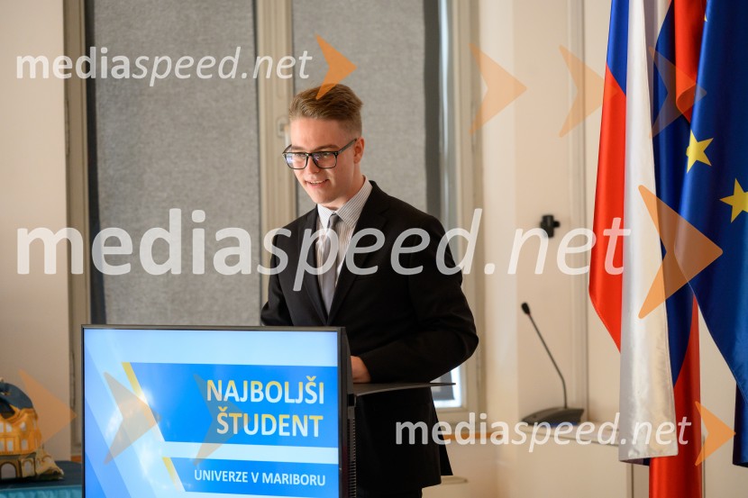 Najboljši študent Univerze v Mariboru v študijskem letu 2025/2026 je Nejc Podkoritnik