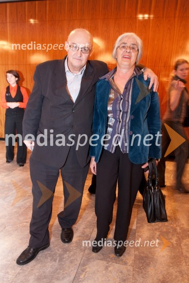 Vasilij Vasko Polič, vrhovni sodnik in njegova soproga MajdaMali zakonski zločini, premiera drame v MGL