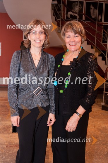 Alenka Klabus Vesel, dramaturginja in Marijana Jaklič Klanšek, pomočnica direktoriceMali zakonski zločini, premiera drame v MGL