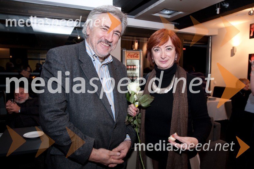 Andrej Pengov, radio Kaos in Maja Cerar, lektoricaMali zakonski zločini, premiera drame v MGL