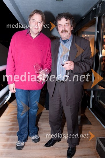 Jožef Ropoša, igralec in Rajko IvanMali zakonski zločini, premiera drame v MGL