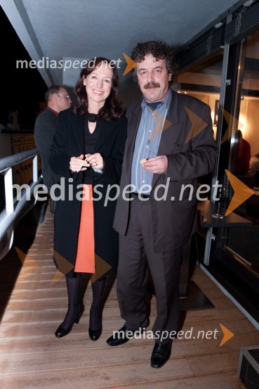 Bernarda Oman, igralka in Rajko IvanMali zakonski zločini, premiera drame v MGL