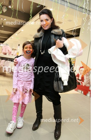 Petra Sedej, Furla in hči Gala Mineja SedejMothercare, otvoritev trgovine v BTC Ljubljana