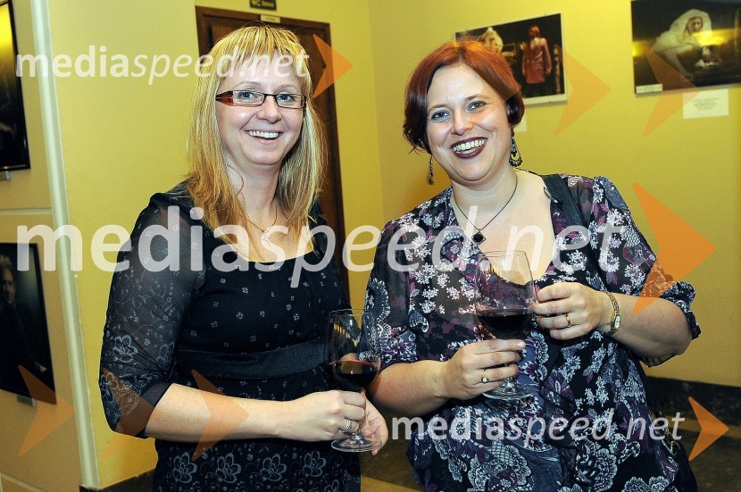 Simona Brglez in Greta JenčekZastave, premiera komične drame v SLG Celje