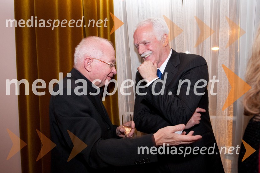 dr Aleš Žemva, kardiolog in Andrej Guček, zdravnikGledališki direktor/Ženitna pogodba, premiera opere SNG Opera in balet Ljubljana