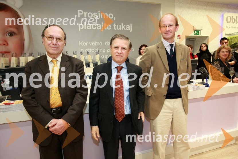 ..., ... in Andrew Page, veleposlanik Velike BritanijeMothercare, otvoritev trgovine v BTC Ljubljana