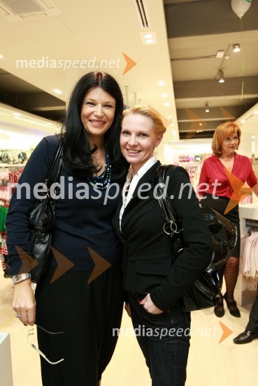 Tjaša Morel Milharčič, Roiss DVA d.o.o., uvoznica za Red Bull v Sloveniji in Barbara Plavec Brodnjak, modna kreatorkaMothercare, otvoritev trgovine v BTC Ljubljana