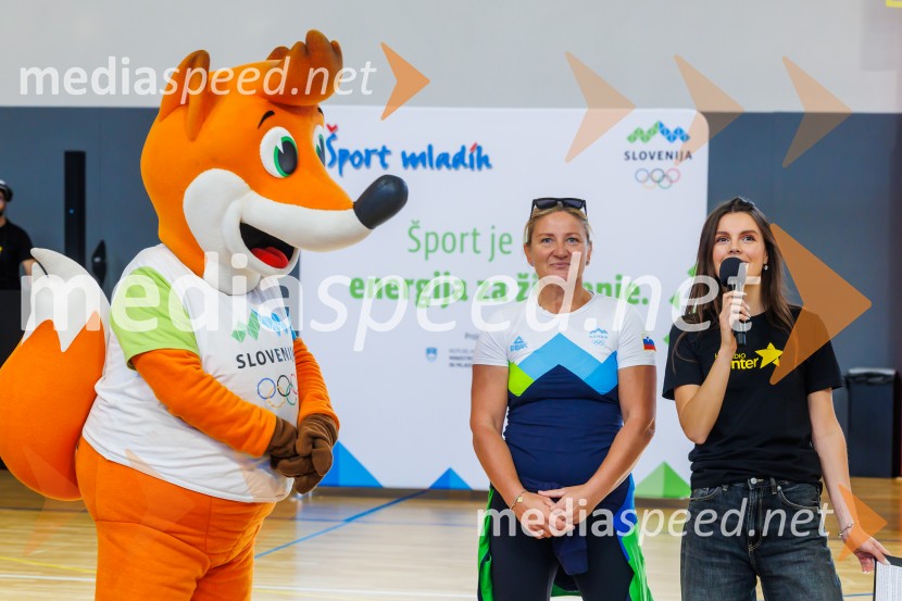 Športno dopoldne z Vesno Ponorac razgibalo učence OŠ Škofije