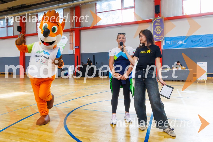 Športno dopoldne z Vesno Ponorac razgibalo učence OŠ Škofije
