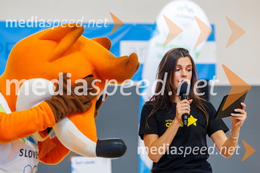 Športno dopoldne z Vesno Ponorac razgibalo učence OŠ Škofije