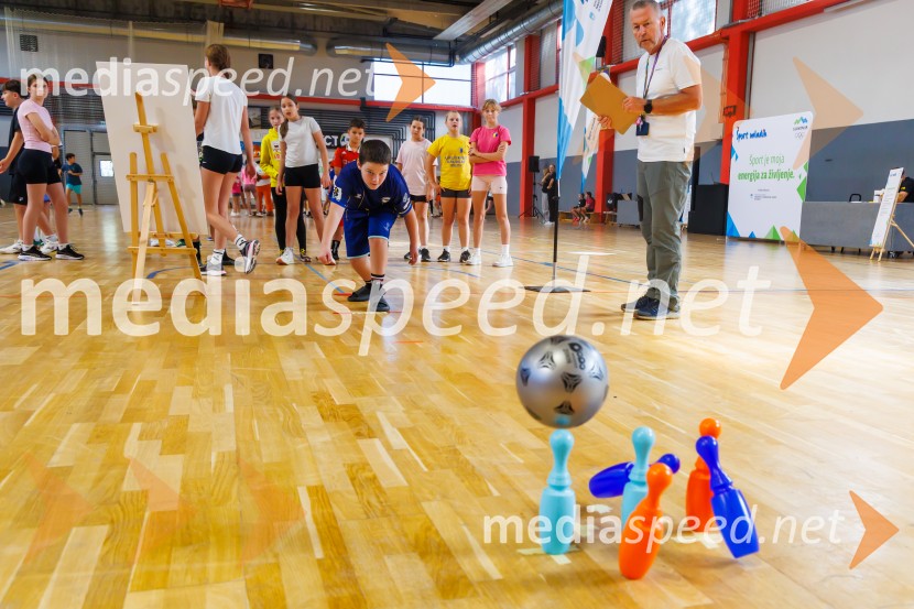 Športno dopoldne z Vesno Ponorac razgibalo učence OŠ Škofije