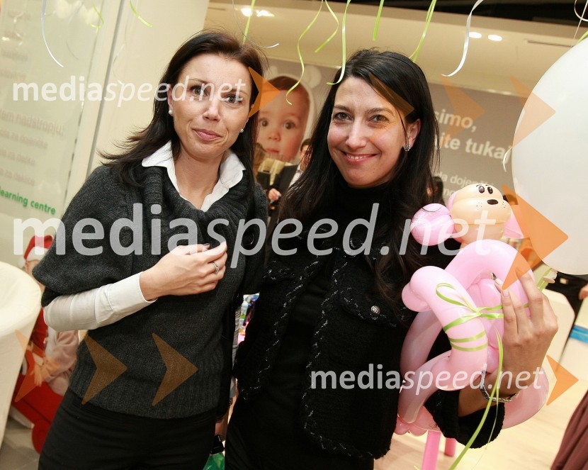 ... in Petra Kancler, novinarkaMothercare, otvoritev trgovine v BTC Ljubljana