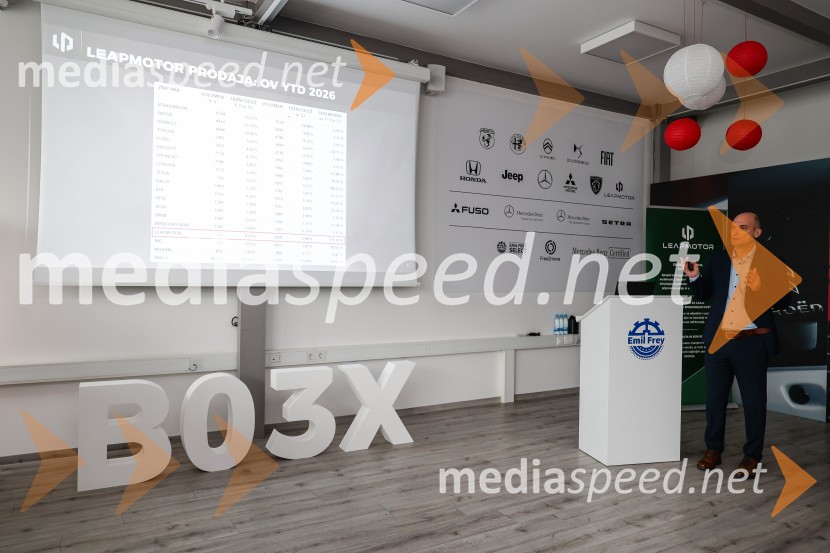 Leapmotor B03X, slovenska predstavitev