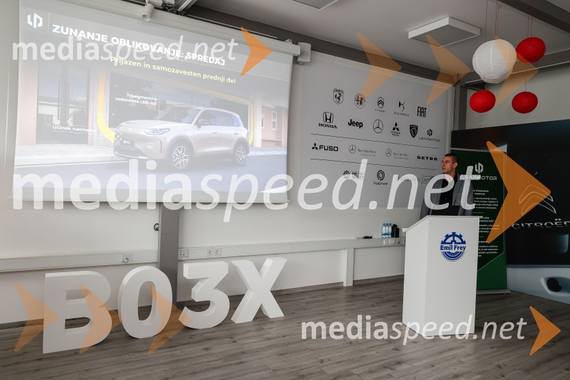 Leapmotor B03X, slovenska predstavitev