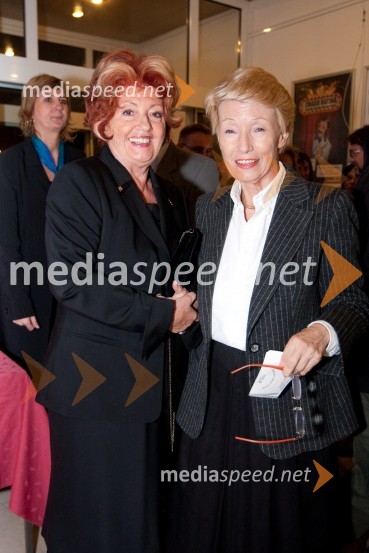 Bernarda Jeklin, nekdanja urednica revije Jana in Marina Železnik, nekdanja tajnicaMesar za vse večne čase, premiera