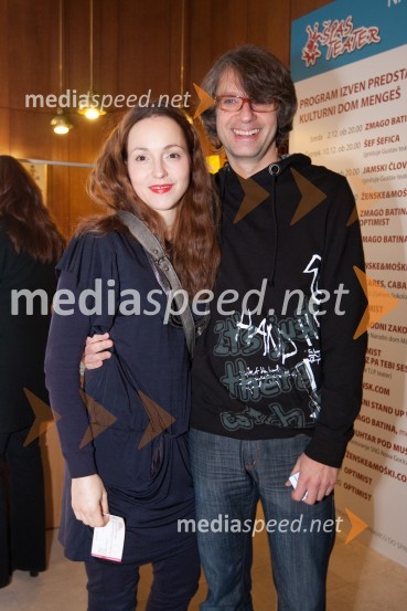 Iva Babič, igralka in Primož Ekart, igralecMesar za vse večne čase, premiera