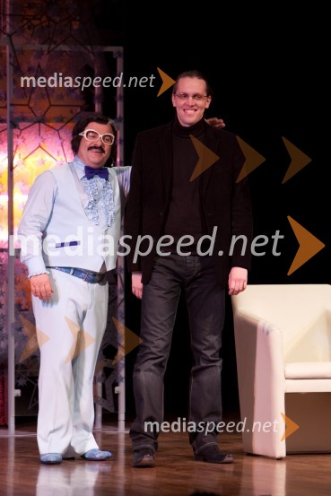 Bojan Emeršič-Zmago Batina, igralec in Marko Naberšnik, režiserMesar za vse večne čase, premiera