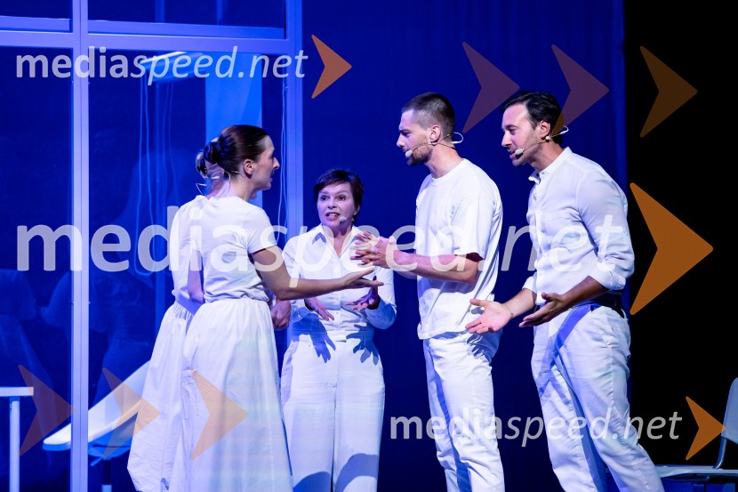  ... ;  Tina Potočnik Vrhovnik, igralka;  Ali R Taha, igralecKako se naučiti dvojine, premiera, Prešernovo gledališče Kranj