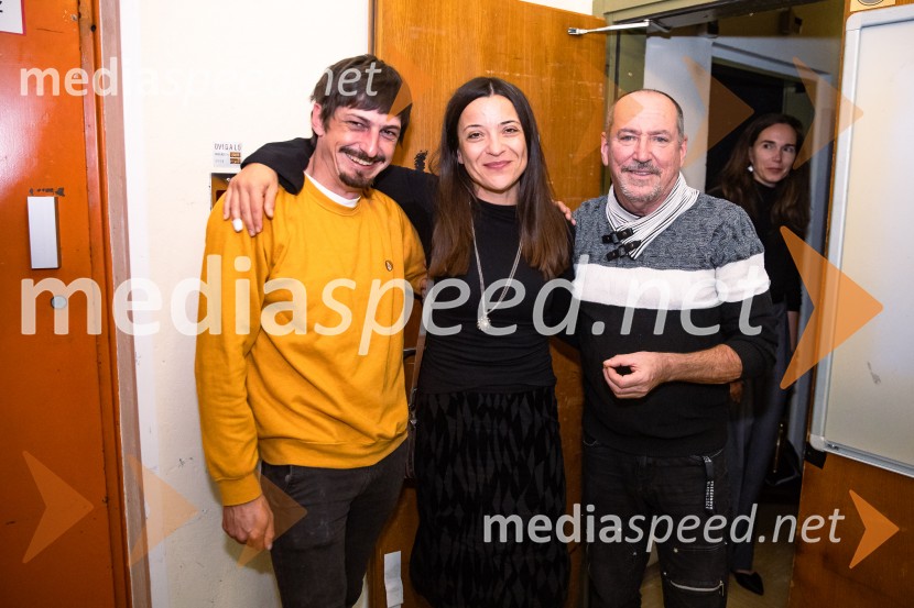  Blaž Setnikar, igralec;  Anđelka Nikolić, dramaturginja;  ... Kako se naučiti dvojine, premiera, Prešernovo gledališče Kranj