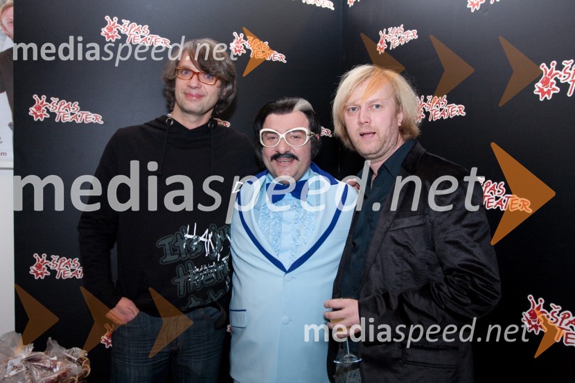 Primož Ekart, igralec, Bojan Emeršič-Zmago Batina, igralec in  	Matjaž Javšnik, igralecMesar za vse večne čase, premiera