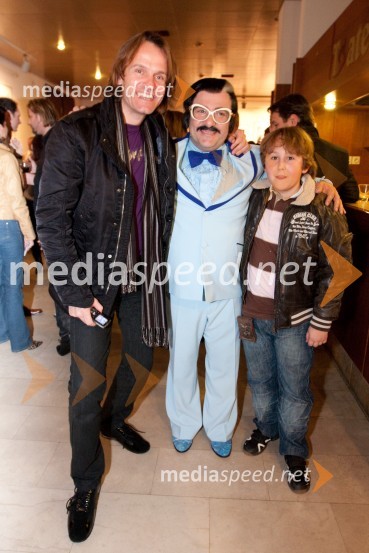 Robert Dragar, član skupine Victory, Bojan Emeršič-Zmago Batina, igralec in sosed KlemenMesar za vse večne čase, premiera