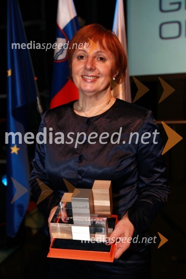 Tatjana Fink, direktorica podjetja Trimo Trebnje d.d. - prejemniki nagrade za inovativnost IZSInženirska zbornica Slovenije, Podelitev nagrad za inovativnost 2009