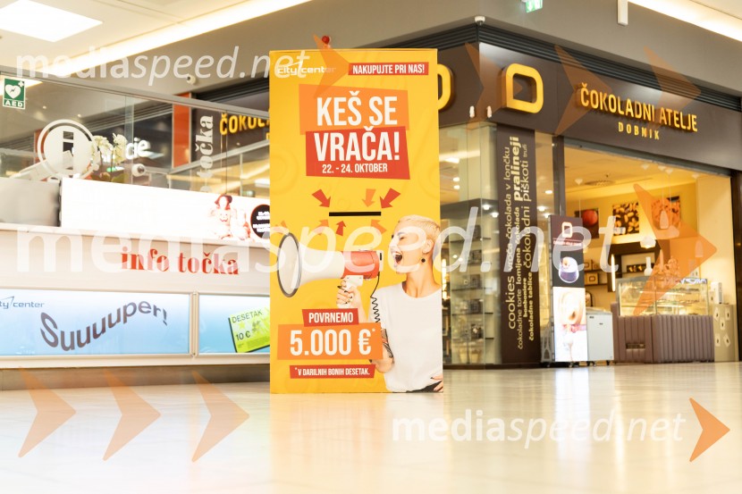 Nagradna igra Keš se vrača, Citycenter Celje
