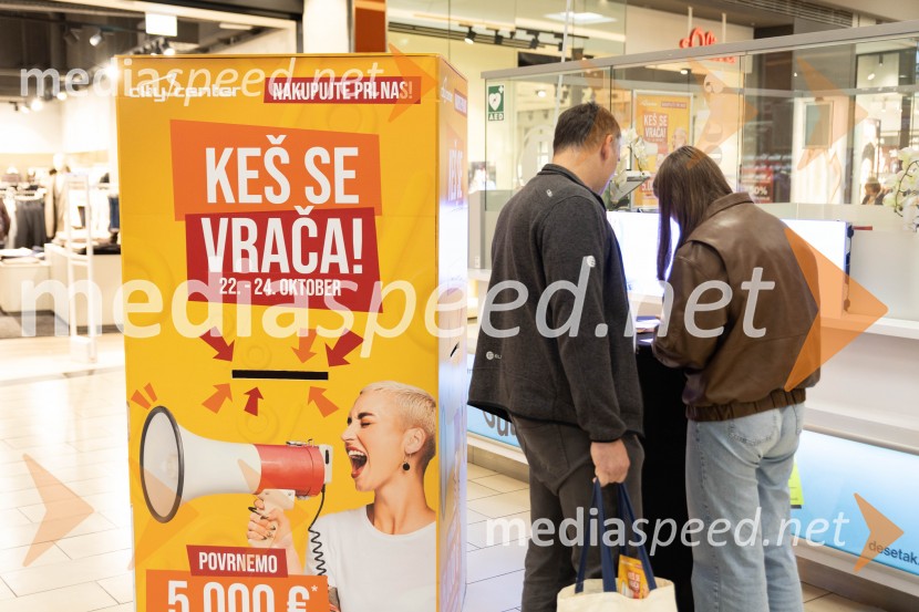 Nagradna igra Keš se vrača, Citycenter Celje