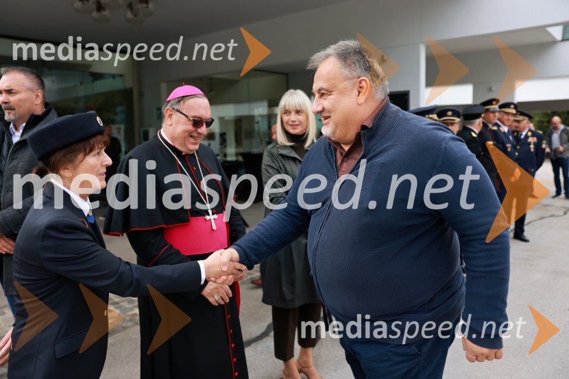 Slovesno odkritje spominsko-informativne table v spomin gasilcem, Pokopališče Dobrava