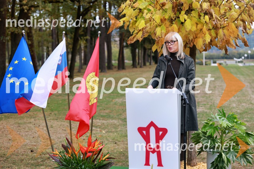 Slovesno odkritje spominsko-informativne table v spomin gasilcem, Pokopališče Dobrava
