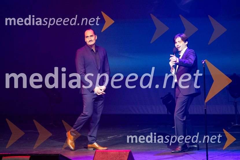Bojan Emeršič, Vid Valič in Tilen Artač združili moči na Standup velešovu